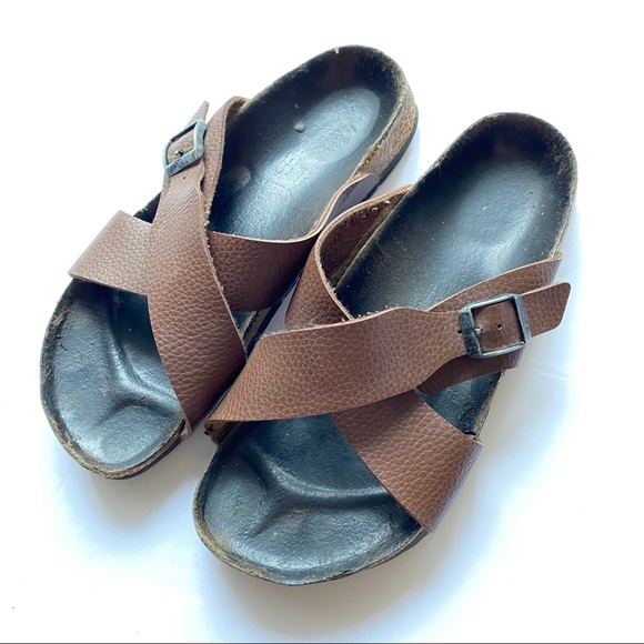 Birkenstock Betula Criss Cross Slide Sandals W7